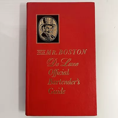 Vtg Old Mr Boston De Luxe Official Bartenders Guide 1965 Hardcover Drink Recipes • $6.74