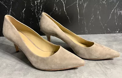 Enzo Angiolini - Gray Suede - High Heeled Shoes - Size 9.5 M - 39.5 - Grey • $17.85