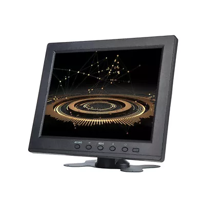8'' TFT LCD Screen CCTV Security Monitor 1080P USB Video Display HDMI VGA AV  • $76.99
