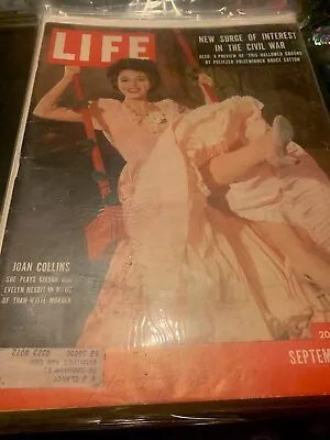 Life Magazine September 12 1955 Joan Collins Vintage (writing At Bottom) • $19.99