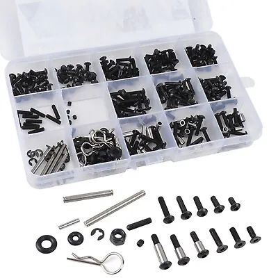 Metal Screws Box Repair Tool Kit For Tamiya TT-01 Type-E TT01D TT02B TT-01E TT01 • £21.59