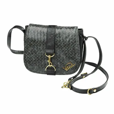 VANS Women's Black Saddle Cross Body Bag - Purse/Wallet RRP £40 • £10