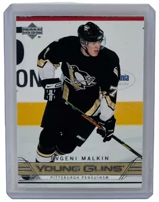 Evegeni Malkin 2006-07 Upper Deck Young Guns Rookie Checklist Card Penguins #495 • $40