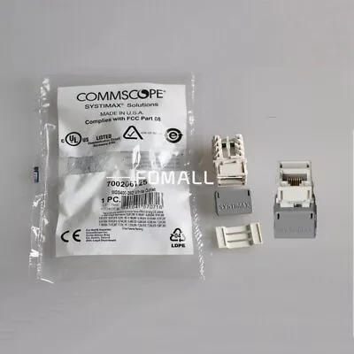 QTY:25 For Commscope Six Types Of Network Information Module RJ45CAT6 MGS400-262 • $73.90