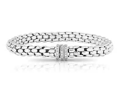 $4855.18 • Buy Fope Love Nest Bracelet White Gold 18k Round Brilliant Diamond 0.12ct Size:7inch