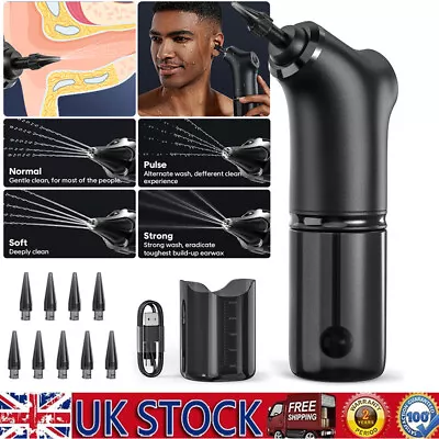 Ear Wax Removal Tool Kit Water Powered Wush Ear Cleaner Electric Ear Cleaner Kit • £29.99