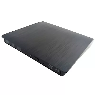 External Blu-ray BDXL Burner 100GB Writer USB 3.0 Laptop PC Slim Drive One Cable • £80.63
