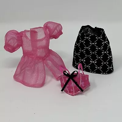 Monster High Day Out Draculaura 3 Piece Fashion Outfit Skirt Top Bustier ForDoll • $5.99