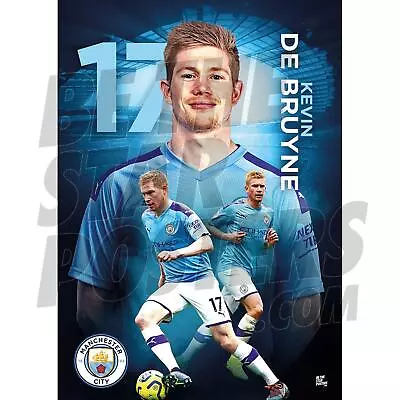 Kevin De Bruyne Man City Fc 2019/20 Poster- Officially Licensed Product A3 • £4