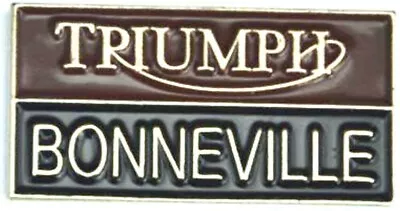 £2.94 • Buy Triumph Bonneville Logo Metal Enamel Pin Badge Biker Motorbike Motorcycle