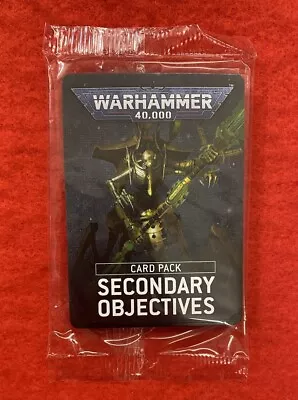 Warhammer 40K Secondary Objectives Prize Card Pack Warzone Nephilim Sealed • £3