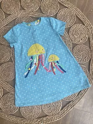 Mini Boden Baby Girls Appliqué Jellyfish Dress 18 24 🌈🪼 • £9.99