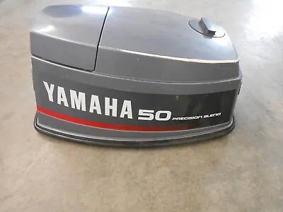 6H5-42610-44-EK Yamaha 1990 50hp ETMLD Outboard Motor Top Cowl Hood (B) • $250