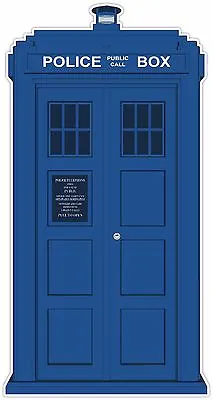 TARDIS Dr Who Phone Booth 6 X3  Vinyl Decal Sticker  • $4.20