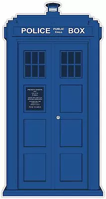 TARDIS Dr Who Phone Booth 6 X3  Vinyl Decal Sticker  • £4