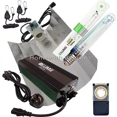 £99.45 • Buy 600w LUMii Digita Dimmable Ballast Grow Light Kit SunBlaster Bulb Timer Hangers