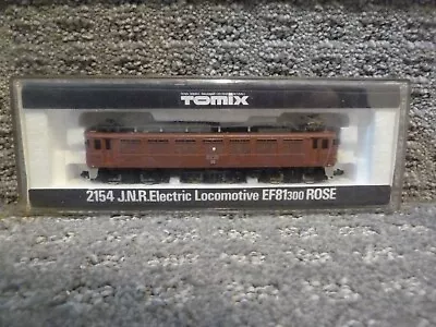 Tomix N Gauge 2154 Ef81-301 JNR Electric Locomotive 300 Series Rose Color RARE • $137.46