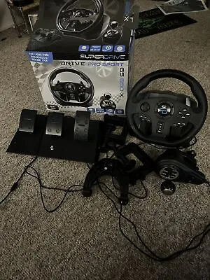 Superdrive - GS850-X Racing Steering Wheel For Xbox Series X And Xbox One • $125