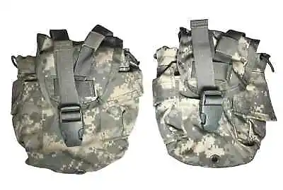 QTY 2 US Military Army Molle ACU 1 QT Canteen Cover General Purpose Pouch EXC • $14.48