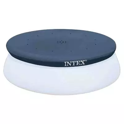 Intex 10 Ft Easy Set Round Above Ground Pool Vinyl Debris Cover Blue (Open Box) • $12.54