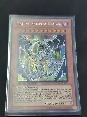 Yugioh! LP Malefic Rainbow Dragon - YMP1-EN005 - Secret Rare - Limited Edition  • $10