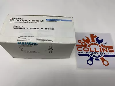 Siemens 3SE6605-2BA Magnetic Proximity Switch Contact Block 1NO+1NC • $94.10