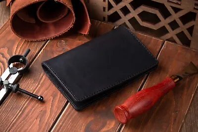 Personalized Leather Passport Holder Travel Document Organizer Men Card Wallet • $42