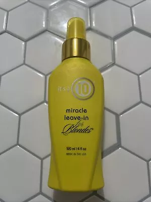 It’s A 10 Miracle Leave-In For Blondes 4 Oz • $15