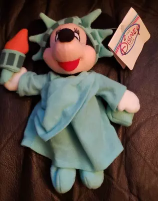 Disney Mickey Mouse Collection Mini Plush Bean Bag Toy 8  - Liberty Minnie Mouse • $9.99