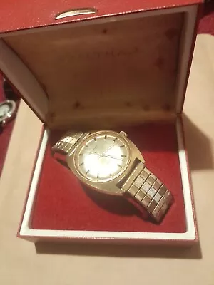 Wristwatch All Original Vintage Waltham 17jewels Manuel In Original 70s Waltham • £27.48