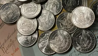 ✯ CC GEM BU Morgan Silver Dollar ✯ Choice MS Carson City OBW Roll Estate ✯ • $569