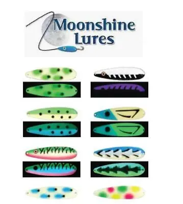 Moonshine Standard 4in Trolling Spoon 1/2oz (Choose Color) • $8.99