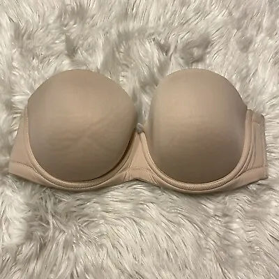 Wacoal 38D Bra Beige 854119 Red Carpet Convertible Strapless No Straps • $19.99