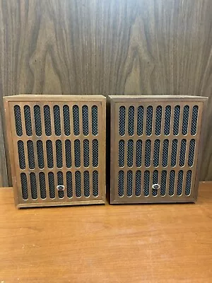 Vintage DYN Bookshelf Wood Speakers Made In Japan 8 Ohms  10B • $40