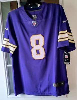 NEW Vikings Football NFL #8 Cousins Jersey Size Medium. Nice! • $52.29