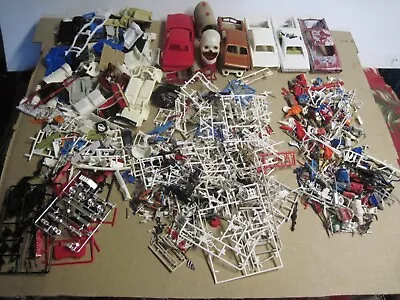 HUGE Vintage Lot Of Misc. Junkyard - Model Car Parts-Kit Bashing/etc.-Over 4 LBs • $12