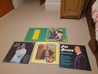 Collection Of 5 Pat Boone Vinyl LPs Originals Memories 16 Classic Tracks Records • £3.99