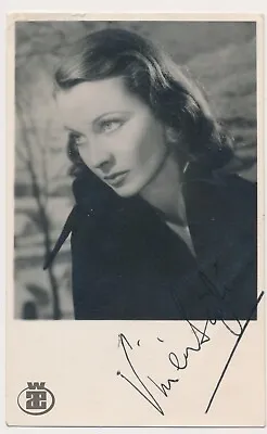 1950s Vivien Leigh FACSIMILE AUTOGRAPH Vintage Original Photo Card Postcard 189 • $39.99