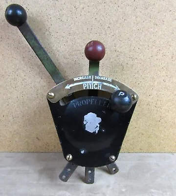 Rare! Vintage Shakespeare Prod Military Airplane Aircraft Usaf Throttle Quadrant • $395