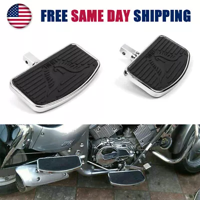 Adjustable Rear Passenger Footboards Floorboards For Yamaha Vstar XVS 650 98-16 • $62.75