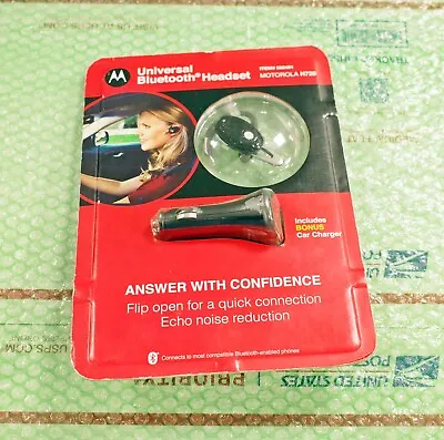 New Motorola H720 Universal Black Ear-Hook Bluetooth Headset • $300