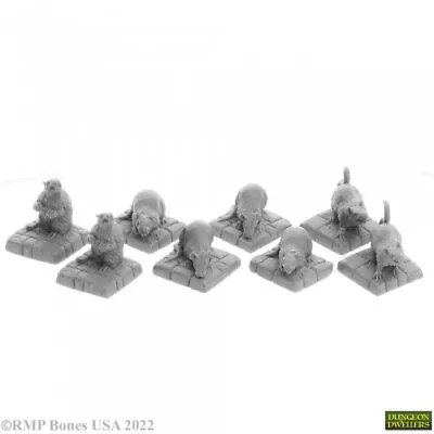 DIRE RATS Reaper Miniatures Bones USA Dungeon Dwellers REM07036 D&D • $5.99