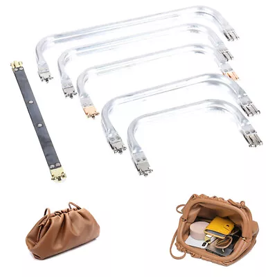 Woman Doctor Purse Frame Metal Aluminium Tube Frame Bag Handle Clutch Bag Pa*co • $7.18