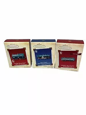 Hallmark Lionel Blue Comet 400E Steam Locomotive Passenger Car & 400T Oil Tender • $30