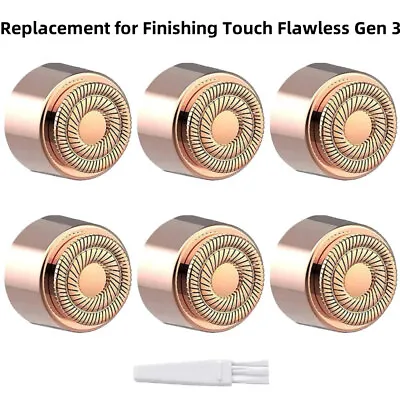 4-6Pcs Facial Hair Remover Replacement Blades For Finishing Touch Flawless Gen 3 • $28.02