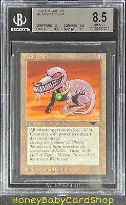 MTG Antiquities 1994 Weakstone BGS 8.5Q++ (Baby Quad++) NM/MT+ Old School 93/94 • $54.99