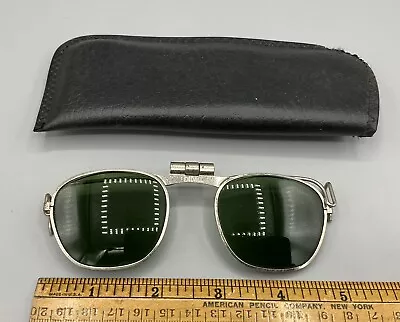 Vtg Fendall Clip-On/ Flip-up Safety Welding Glasses W/American Optical XD Lenses • $24.99