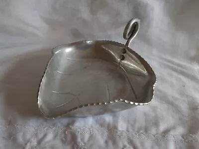 Vintage B. W. Buenilum - Aluminum Leaf Design Candy/nut Dish 8  • $12.25