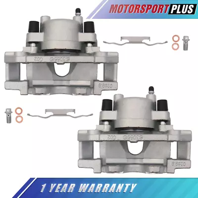 Pair Front Brake Calipers W/ Bracket For 2001-07 Dodge Grand Caravan 3.8L V6 • $75.88