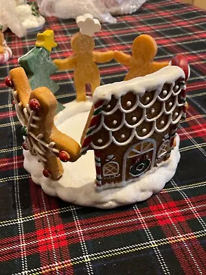 Yankee Candle Gingerbread Jar Holder - VHTF - Rare • £45